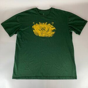 Oaklandish Green Oakland Colosseum Short Sleeve Crewneck Shirt Mens 2XL